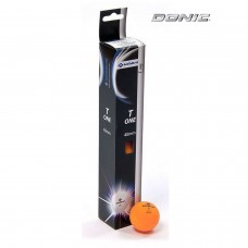 Мяч для настольного тенниса DONIC T-ONE, оранжевый (6 шт)