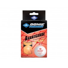 Мячики для настольного тенниса DONIC AVANTGARDE 3* 40+, 6 штук, оранжевый